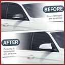 for BMW F20 F22 F23 F30 F31 F32 F33 F36 F87 M2 X1 E84 Driver Passenger Side Mirror Covers Cap Replacement Rearview Mirror Guard Covers White 1 Pair