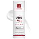 EltaMD UV Clear Face Sunscreen SPF 46, Oil Free for Face with Zinc Oxide, Dermatologist Recommended Sunscreen Lotion, For Acne-Prone Sensitive Skin, 1.7 oz Pump