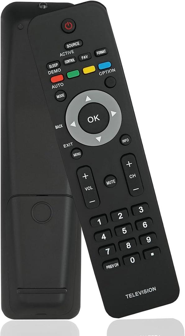 Replacement Remote Control for Philips TV 42PFL3603D/27 55PFL5706/F7 47PFL3603D 47MF439B 52MF438B