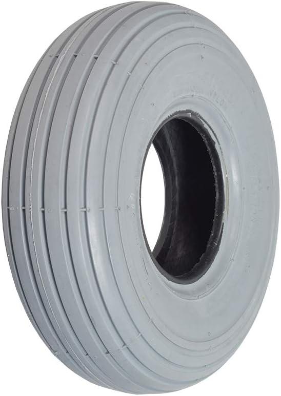 AlveyTech 10"x3" (3.00-4, 260X85) Pneumatic Mobility Tire with Spirit Ribbed Tread