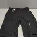 IVIR Cargo Pants Women High Waist Wide Leg Casual Pants with 7 Pockets Stretchy Drawstring Baggy Y2K Trousers (Medium, Black)