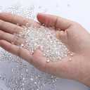 10000 pcs/Pack Wedding Table Scatter Confetti Crystals Acrylic Diamonds Vase Fillers 4.5 mm Rhinestones for Wedding, Bridal Shower, Vase Beads Decorations (AB Clear)