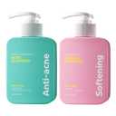 2Pcs Gentle Face WashDeep Cleansing Face CleanserDaily Hydrating Facial Cleanser for Women&Men,Foaming Facial Wash&Facewash for Oily Skin