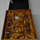 GLASSIQUE CADEAU Small 5 oz Nick and Nora Coupe Cocktail Glasses | Set of 4 | Crystal Pony Style Glassware | Elegant Long Stemmed Goblets for Martini, Gimlet, Daiquiri, Manhattan, Classic Bar Drinks