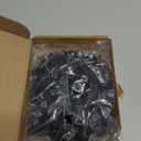 100 Pcs Drip Irrigation 1/2" and 5/8" Tubing Mounting Clips, Firm and Easy to Install, Drip Irrigation Kit Connector, Black