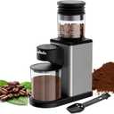 Wancle Conical Burr Electric Coffee Grinder with Touchscreen Coffee Bean Grinder - Precision Timer, 25 Grind Settings, Anti-Static, Stainless Steel, Easy to Clean