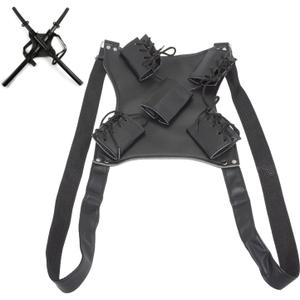 Sword Bag Sword Carry Case Back Strap Waistband for Ninja Hero Cosplay Anime Costume