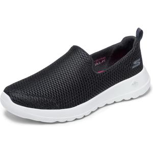 Skechers Women's Go Walk Joy Sneaker (5, Black/White)