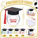 Mimorou 12 Sets Graduation Party Favors 2026 Graduation Cap Candy Jars Boxes Class of 2026 Candy Container for Table Guests School Party(Colorful)