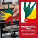 Brake Pad Measuring Tool Set, Color-Coded Brake Gauge with SAE and Metric Scales, Automotive Brake Lining Thickness Gauge, Precise Brake Measurement Tool for Cars, Trucks, Mechanics