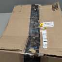 Portable Baby Swing, Pink Electric Infant Swing with 5 Speed Levels, 6 Songs & Timer  Battery-Powered Only (No Batteries Included) Pink and White