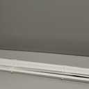 LazBlinds No Tools No Drill 1" Vinyl Mini Blinds, Cordless Blinds for Windows, Light Filtering Horizontal Window Blinds & Shades, 34 1/2" W x 64" H, White