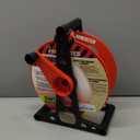 Woods Extension Cord Storage Reel - Holds Up to 150 Feet of 16/3 or 125 Feet of 14/3 Gauge Cord - Tangle-Free Design for Indoor or Outdoor Use - Side-Mounted Crank - Red & Black