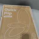 Jool Baby Quick Flip Toilet Seat with Built-in Potty & Splash Guard for Toddler Training, Slow Close (Elongated)