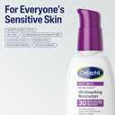 Cetaphil DermaControl Oil Absorbing Moisturizer with SPF 30, For Sensitive, Oily Skin, 4 Fl oz, Absorbs Oil, Reduces Shine, Hydrates, Protects, No Added Fragrance