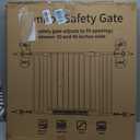 Cumbor 29.7-46" Baby Gate for Stairs, Toddler Safety Essentials for The House, Auto Close Dog Gate for Doorways, Mom's Choice Awards Winner-Easy Install Pressure Mounted Pet Gates for Dogs, White