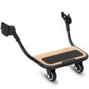 Piggyback Ride-Along Board for Vista (Models 2015-2019), Vista V2, and Vista V3 Strollers, Stroller Standing Board with 360 Universal Wheel, Use EVA Foam Wheels Smoothly Navigate Through Rugged Roads