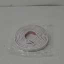 Flexible Wall Molding Trim & Chair Rail | Peel and Stick Self-Adhesive Panel Moulding | DIY Home Decor on The Cabinet Door Mirror Frame, 16.4 ft x 1.3 in (White)