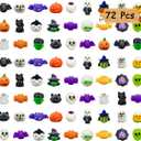 72 PCS Halloween Mochi Squishy Toys Squishies Halloween Toys for Kids Girls Boys Halloween Party Favors Halloween Treat Bags Gifts
