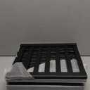 viewcare 4Tier Black Bamboo Shoe Rack for Entryway, Stackable | Foldable | Natural, Shoe Organizer for Hallway Closet, Free Standing Shoe Racks for Indoor Outdoor