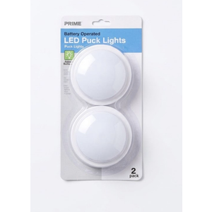 Prime Battery Operated LED Utility Light 2 pack