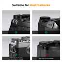 K&F CONCEPT Camera Neck Strap,100cm Nylon Rope Camera Shoulder Strap with O-ring for DSLR Camera- Black