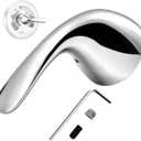 Delta Shower Handle,RP48717 Shower Handle Replacement,for Delta 1300/1400 Series Tub Faucets,Metal Lever Single Faucet Handle,Shower Faucet Handle,Chrome