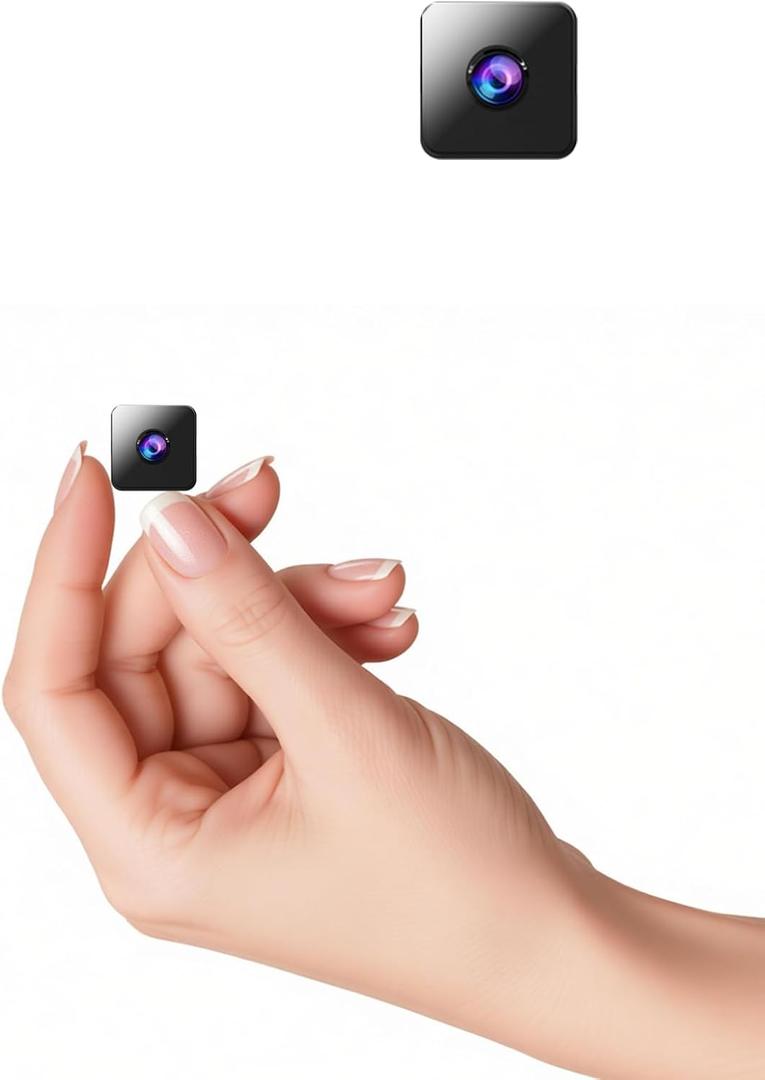 Only 0.9 Inch Hidden Camera 2026 Mini 1080P HD Small Magnetic Security Home WiFi Micro Wireless Camera Nanny Cam with Motion Detection,Cloud & SD Storage,Night Vision,Wide Angle for Home Baby Indoor