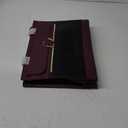 LOVEVOOK Laptop Bag for Women 15.6 Inch Tote Work Professional Leather Computer Briefcase Waterproof Handbag Shoulder Large Capacity Business Teacher Office Crossbody Purse (Black/Purple-1)