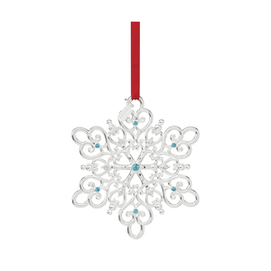Lenox 895948 2024 Snow Majesty Ornament, 20th Edition, Christmas