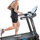 Echelon Stride Sport 30 Treadmill | 5 LCD Display, 10 MPH Max Speed, 12 Incline Levels, Impact-Absorbing Deck, Pulse Heart Rate Sensors, 15 Pre-Programmed Workouts, Foldable Home Gym