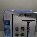 102-Inch Outdoor Solar Lamp Post Light with Auto Motion Sensor Dusk-to-Dawn