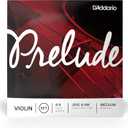 D'Addario Prelude Violin String Set, 4/4 Scale, Medium Tension