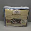 LuxClub 6 PC Full Size Sheet Set Sheets Deep Pockets 18" Eco Friendly Wrinkle Free Cooling Sheets Machine Washable Hotel Bedding Silky Soft - Light Blue Full