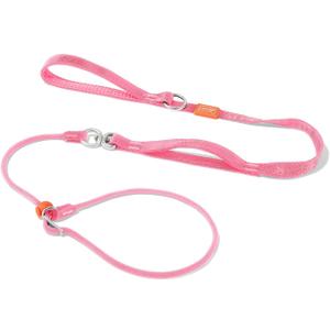 Howgo Slip Lead Dog Leash with Double Handles | Reflective Dog Training Leash with 360 Swivel Anti-Tangle | Heavy-Duty Leash and Collar for Large Medium and Small Dogs No-Pull Walking (Pink, 5.5FT)