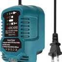DC18RC 18 Volt Lithium Battery Charger Replacement for Makita 18V Lithium-Ion Battery BL1850 BL1840B BL1820 BL1815 BL1860 BL1430 BL1450 BL1830 Mini Compact Charger(Not for 14.4V)