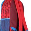 INTIMO Sesame Street Elmo Loves You Star Dual-Compartment Front Pocket Backpack Bag 16", Standard