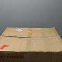 Boat Fenders 4 Pack 10 x 28 Inches Ribbed Center Hole Boat Fenders Bumpers for Docking, Comes with 4 Lines and Pump to Inflate (White)