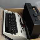 Manual Typewriter,1980s Traditional Portable Vintage Typewriter Deeply Restored,Manual Typewriter for Writing,Letters and Vintage Collectible Present,Classic Retro Manual Typewriter