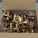 Candlestick Holders 4 Sets(12 Pcs), Gold Candle Holders with Anti-Slip Pad, Metal Taper Candle Holder, Candle Holder for Wedding Fireplace Mantel Housewarming Gift