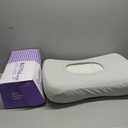 C CUSHION LAB Deep Sleep Pillow, Patented Ergonomic Contour Design for Side & Back Sleepers, Orthopedic Cervical Shape Gently Cradles Head & Provides Neck Support & Shoulder Pain Relief - Calm Grey