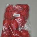 Meseey 12 Pcs Red Christmas Ornaments 3.5 Inch Faux Fur Pom Pom Ball Ornaments for Christmas Trees,Wreaths,Garlands,Crafts and Decorations