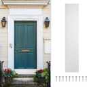 uxcell Door Kick Plate, 6 x 30 Inches Anodized Aluminum Kick Plate Door Plate, 1.5mm (1/16 Inch) Thickness, for Exterior Front Door or Back Door, Silver (Single Pack)
