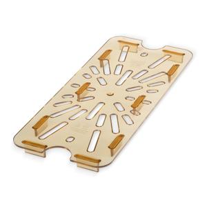 Carlisle FoodService Products Storplus 1/3-Size Food Pan Drain Shelf, Draining Tray for Kitchens, Restaurants, and Catering, Polycarbonate, 1/3 Size, Amber (6 Count) Carlisle FoodService Products Storplus 1/3-Size Food Pan Drain Shelf, Draining Tray for Kitchens, Restaurants, and Catering, Polycarbonate, 1/3 Size, Amber (6 Count)