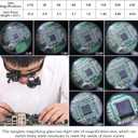 Magnifying Glasses with LED Light, LXIANGN Jeweler Loupe Watch Repair Magnifier with 8 Interchangeable Lens-2.5X 4X 6X 8X 10x 15x 20x 25x for Close Work,Not for Reading