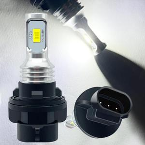 2Pcs HP5 Light Bulb White,5730SMD Chips 34901-HP5-601 34901-HN5-M40 LED Bulbs Hi-Lo Beam for ATV UTV.Plug length: 0.8 inches.