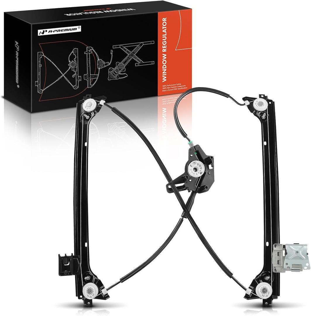 A-Premium Front Left Electric Power Window Regulator Without Motor Compatible with Tesla Model X 2016-2023, Driver Side