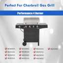 G426-0004-W1 463365021 Grill Grates Replacement Parts for Charbroil 4 Burner Grates Char Broil Performance Grill Grates 463351021 463350722 463352521 463354021 Grill Parts G426-0005-W1