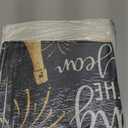 AVOIN colorlife Happy New Year Cheers at The New Year Throw Pillow Covers, 18 x 18 Inch Winter Holiday Celebrate Party Cushion Case Decoration for Sofa Couch Set of 4