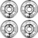 Wheel Skins for 2003-2024 Chevy Express 2500 3500; 2009-2016 Express 4500; 2009-2024 Express Cargo; Savana 1500 2500 3500 2003-2025 Wheel Covers;4 Pcs; 16 inch (Chrome)